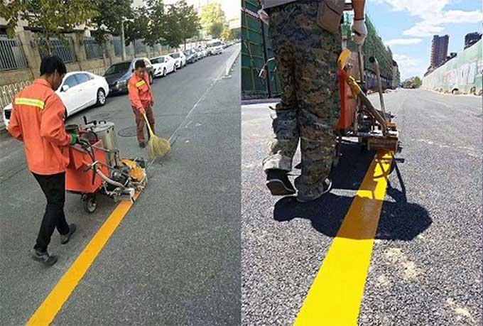 哈爾濱雙組份道路劃線、廠區(qū)劃線