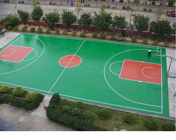 哈爾濱球場劃線 學校道路劃線