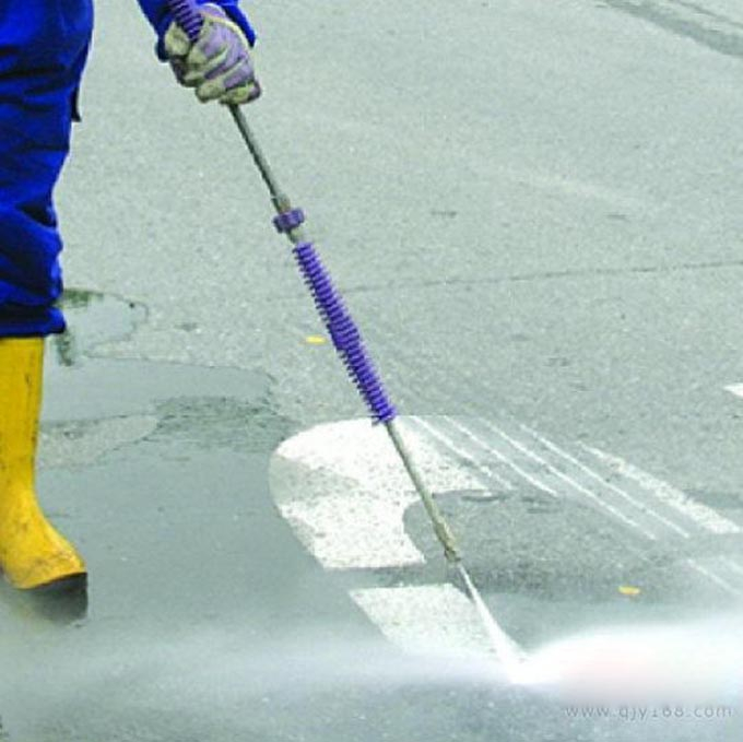 哈爾濱洗公路地標線 去除標線