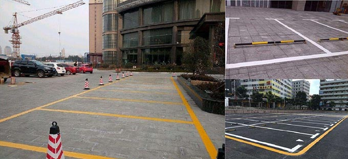 小區(qū)車(chē)位劃線 停車(chē)場(chǎng)劃線施工