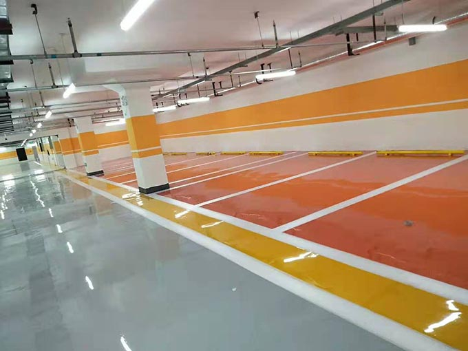 哈爾濱商場(chǎng)地下冷漆劃線 停車(chē)場(chǎng)劃線